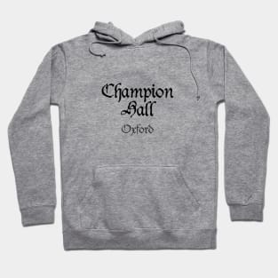 Oxford Champion Hall College Medieval University Hoodie